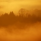 Winter sunset in Belluno